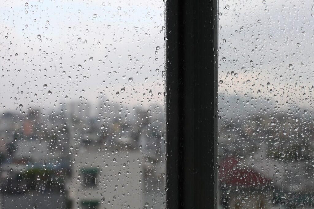 Raindrops on the window