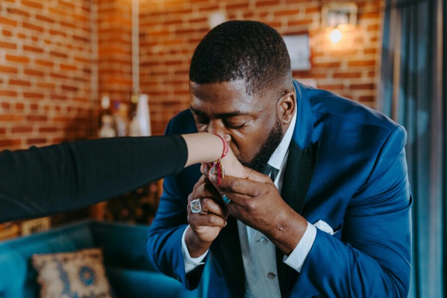 Kissing a Woman’s Hand